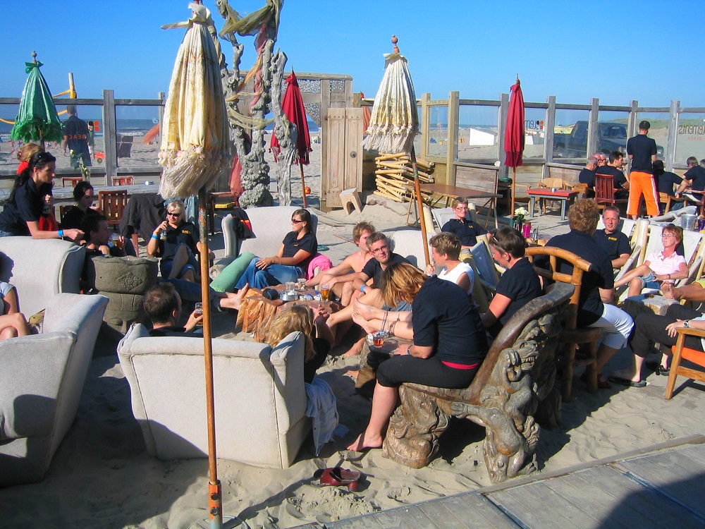 ongedwongen stranddag