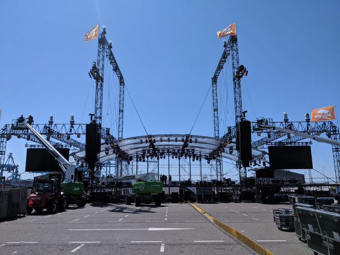 opbouw jubileumfeest